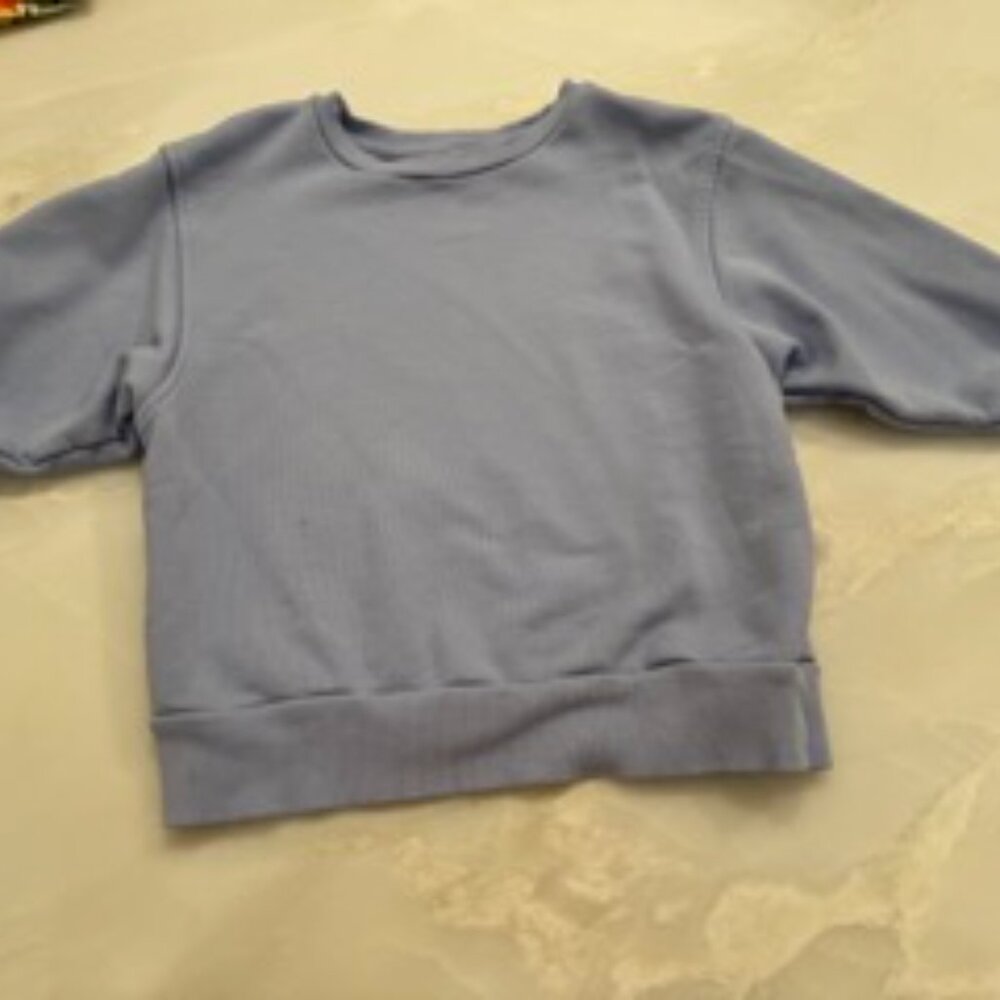 Morley Girls Crop Sleeve Sweatshirt